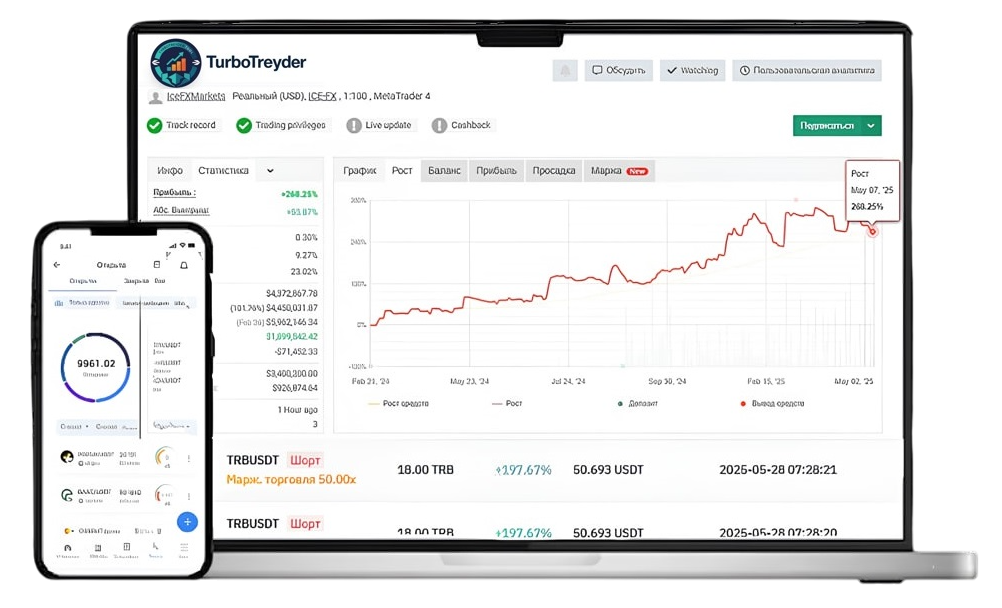 Интерфейс TurboTreyder